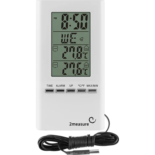 Wetterstation – Elektronisches, Sonde, weiß  - 1 ['Temperatur', ' Umgebungstemperatur', ' Temperaturkontrolle', ' Innenthermometer', ' Außenthermometer', ' Thermometer für Außen']