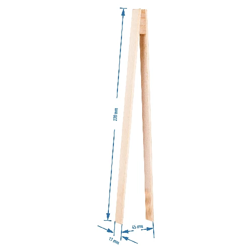 Zangen Holz 22 cm - 2 ['Küchenzange', ' Krautzange', ' Gurkenzange', ' Milchsäuregärung von Kraut', ' Milchsäuregärung von Gurken', ' Fleischzange', ' Steakzange', ' Grillzange', ' Grillzubehör']