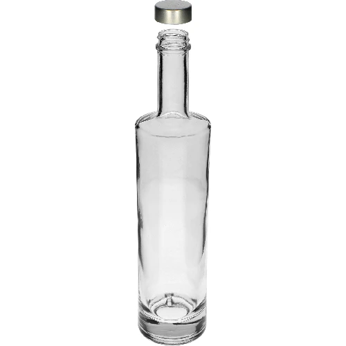 Zeitlose Flasche 500 ml - 2 ['Flasche', ' Glasflasche', ' Flasche mit Schraubverschluss', ' Flasche 500 ml', ' Weinflasche', ' Likörflasche', ' Alkoholflasche', ' durchsichtige Flasche']