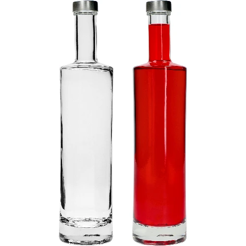 Zeitlose Flasche 500 ml - 3 ['Flasche', ' Glasflasche', ' Flasche mit Schraubverschluss', ' Flasche 500 ml', ' Weinflasche', ' Likörflasche', ' Alkoholflasche', ' durchsichtige Flasche']