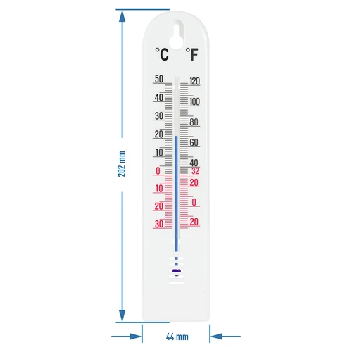 Zimmerthermometer weiß (-40°C bis +50°C) 40cm - 2 ['Rundthermometer', ' Außenthermometer', ' Innenthermometer', ' Raumthermometer', ' welche Temperatur']