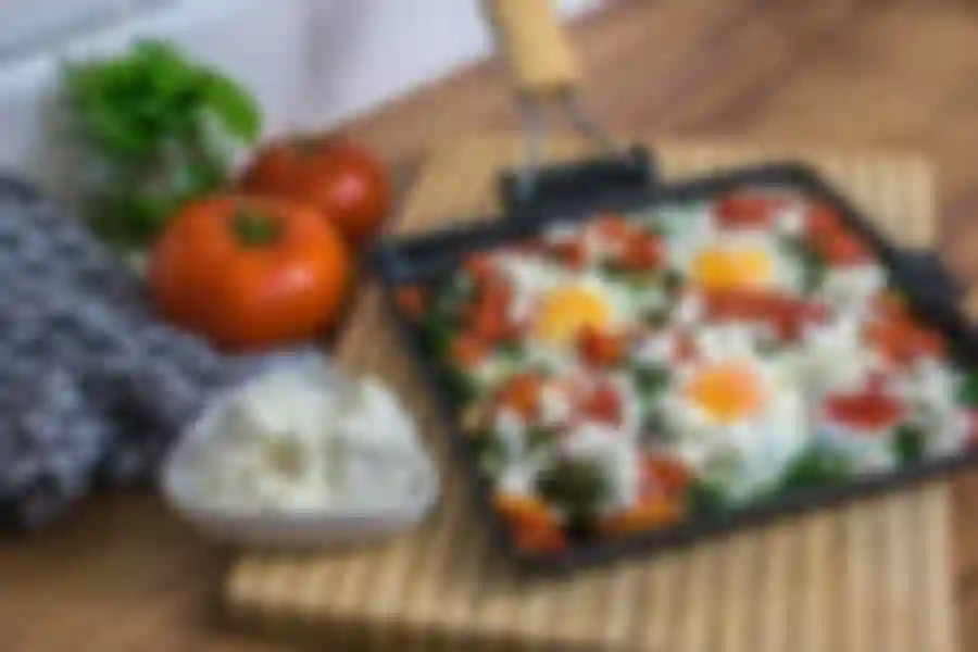 Browin Przepiśnik - Shakshuka mit Spinat